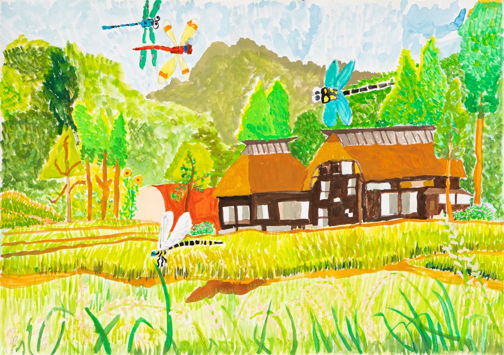 小学3年生の部 入賞作品：トンボ絵画コンクール